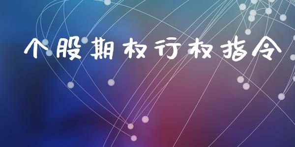 个股期权行权指令_https://www.fsyjjx.cn_问财精选_第1张