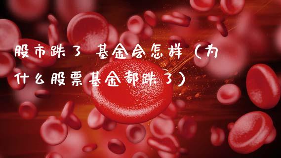 股市跌了 基金会怎样（为什么股票基金都跌了）_https://www.fsyjjx.cn_问财精选_第1张