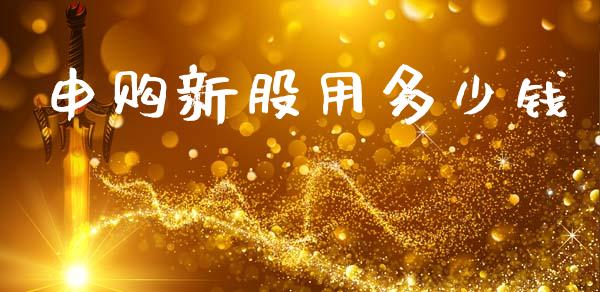 申购新股用多少钱_https://www.fsyjjx.cn_理财资讯_第1张