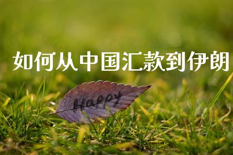 如何从中国汇款到伊朗_https://www.fsyjjx.cn_问财精选_第1张