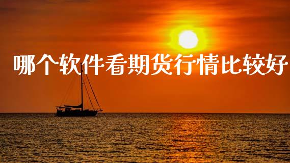 哪个软件看期货行情比较好_https://www.fsyjjx.cn_期货研报_第1张