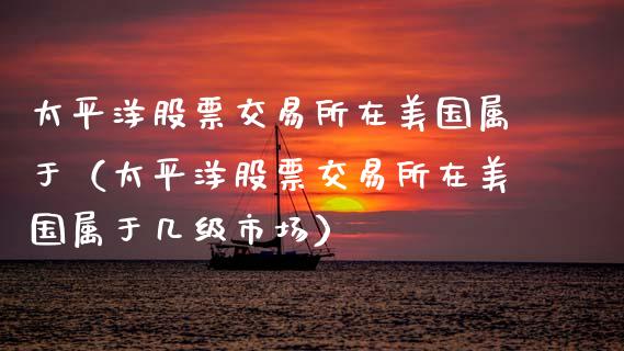 太平洋股票交易所在美国属于（太平洋股票交易所在美国属于几级市场）_https://www.fsyjjx.cn_股票指导_第1张