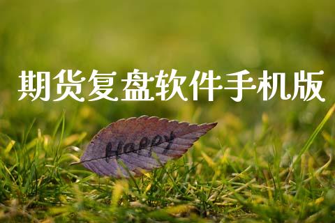 期货复盘软件手机版_https://www.fsyjjx.cn_期货研报_第1张