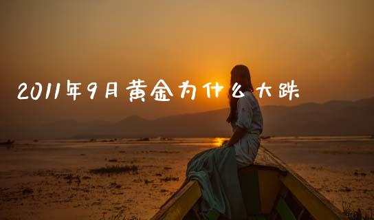 2011年9月黄金为什么大跌_https://www.fsyjjx.cn_股市分析_第1张