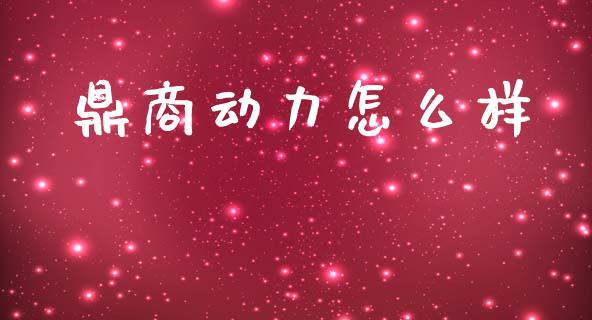 鼎商动力怎么样_https://www.fsyjjx.cn_理财资讯_第1张