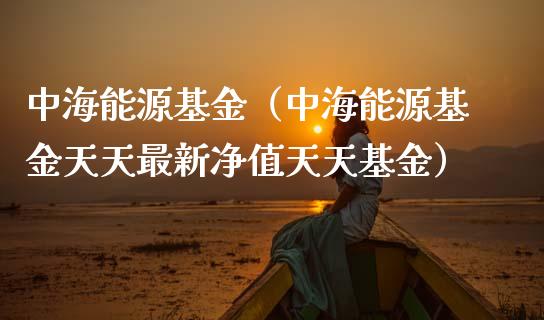 中海能源基金（中海能源基金天天最新净值天天基金）_https://www.fsyjjx.cn_理财资讯_第1张