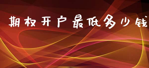 期权开户最低多少钱_https://www.fsyjjx.cn_期货资讯_第1张