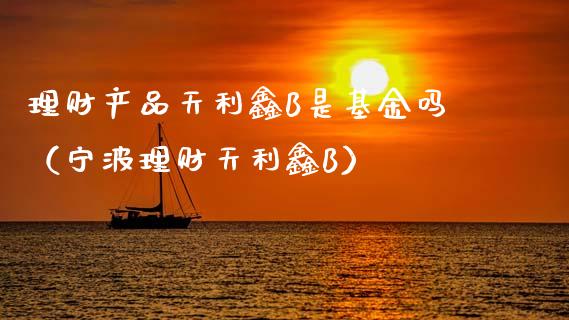 理财产品天利鑫B是基金吗（宁波理财天利鑫B）_https://www.fsyjjx.cn_问财精选_第1张