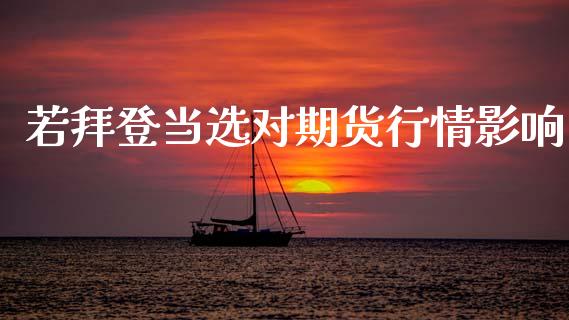 若拜登当选对期货行情影响_https://www.fsyjjx.cn_期货资讯_第1张