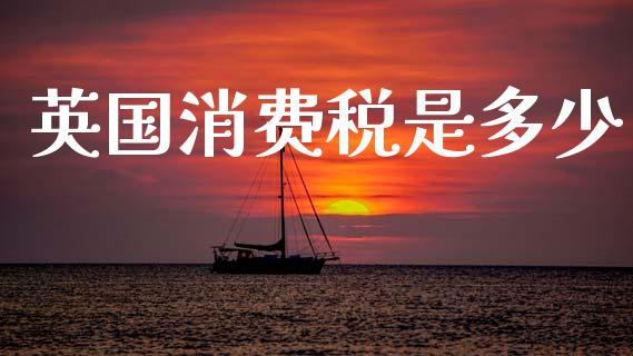 英国消费税是多少_https://www.fsyjjx.cn_期货在线_第1张
