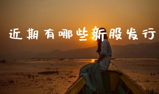 近期有哪些新股发行_https://www.fsyjjx.cn_理财资讯_第1张