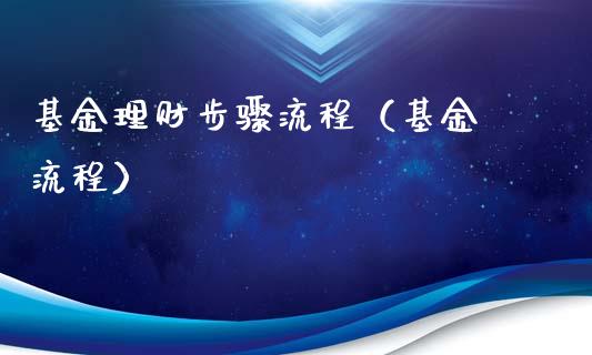 基金理财步骤流程（基金 流程）_https://www.fsyjjx.cn_问财精选_第1张
