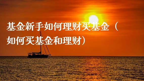 基金新手如何理财买基金（如何买基金和理财）_https://www.fsyjjx.cn_理财资讯_第1张
