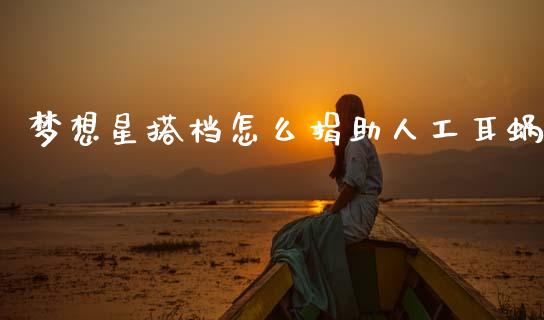 梦想星搭档怎么捐助人工耳蜗_https://www.fsyjjx.cn_期货在线_第1张