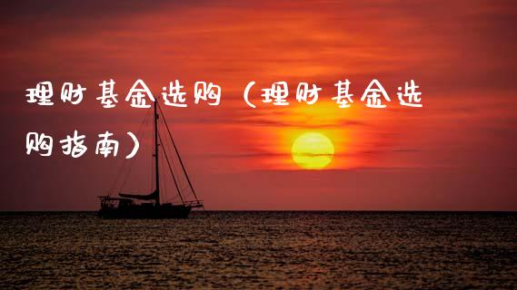 理财基金选购（理财基金选购指南）_https://www.fsyjjx.cn_问财精选_第1张