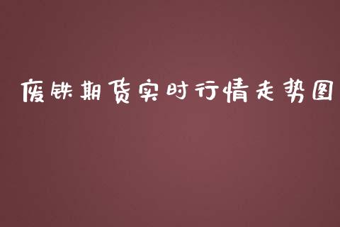 废铁期货实时行情走势图_https://www.fsyjjx.cn_期货资讯_第1张
