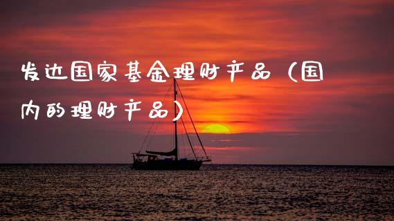 发达国家基金理财产品（国内的理财产品）_https://www.fsyjjx.cn_理财资讯_第1张