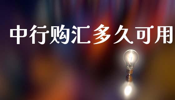 中行购汇多久可用_https://www.fsyjjx.cn_问财精选_第1张