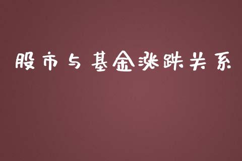 股市与基金涨跌关系_https://www.fsyjjx.cn_理财资讯_第1张