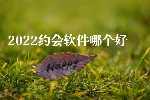 2022约会软件哪个好_https://www.fsyjjx.cn_期货在线_第1张