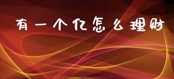 有一个亿怎么理财_https://www.fsyjjx.cn_股票指导_第1张