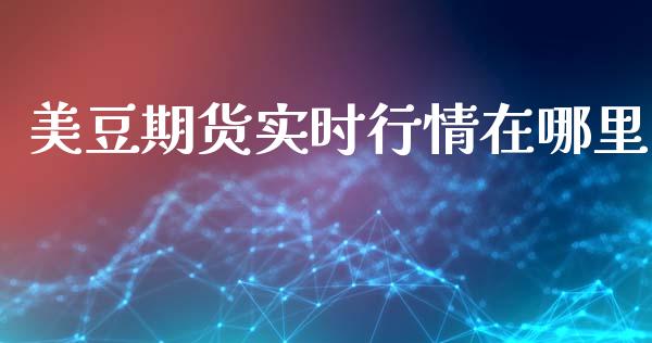 美豆期货实时行情在哪里_https://www.fsyjjx.cn_期货资讯_第1张