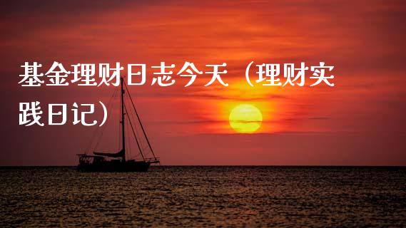 基金理财日志今天（理财实践日记）_https://www.fsyjjx.cn_理财资讯_第1张