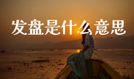 发盘是什么意思_https://www.fsyjjx.cn_期货在线_第1张