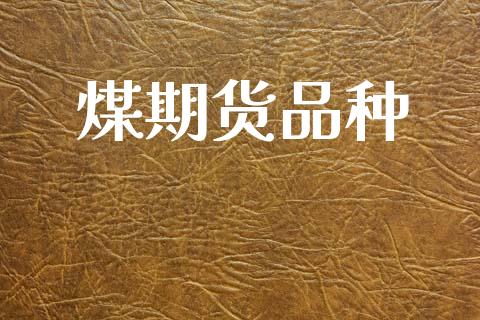 煤期货品种_https://www.fsyjjx.cn_股票指导_第1张