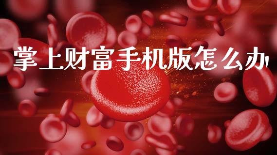 掌上财富手机版怎么办_https://www.fsyjjx.cn_股票指导_第1张