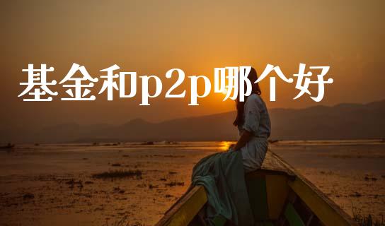 基金和p2p哪个好_https://www.fsyjjx.cn_股市分析_第1张