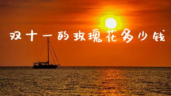 双十一的玫瑰花多少钱_https://www.fsyjjx.cn_理财资讯_第1张