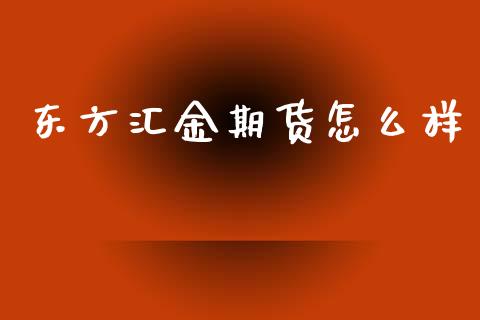 东方汇金期货怎么样_https://www.fsyjjx.cn_期货研报_第1张