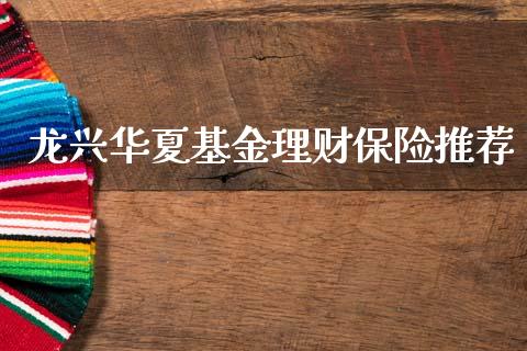 龙兴华夏基金理财保险推荐_https://www.fsyjjx.cn_理财资讯_第1张
