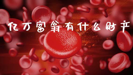 亿万富翁有什么财产_https://www.fsyjjx.cn_股指期货_第1张
