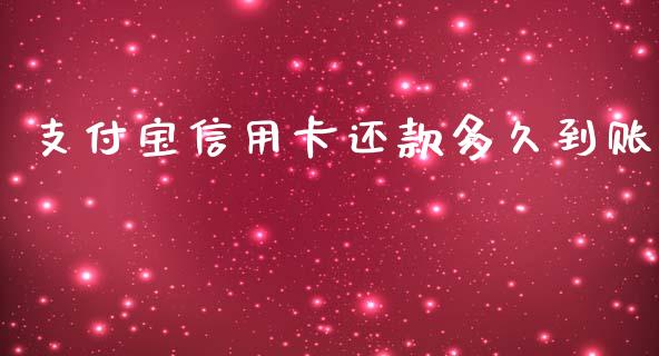 支付宝信用卡还款多久到账_https://www.fsyjjx.cn_问财精选_第1张
