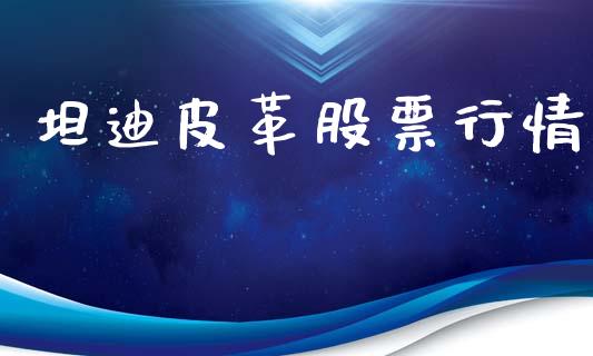 坦迪皮革股票行情_https://www.fsyjjx.cn_股市分析_第1张