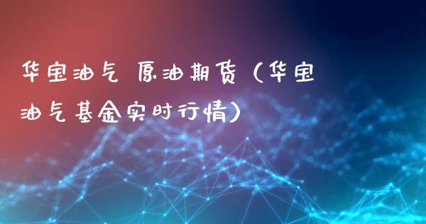 华宝油气 原油期货（华宝油气基金实时行情）_https://www.fsyjjx.cn_期货研报_第1张