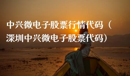 中兴微电子股票行情代码（深圳中兴微电子股票代码）_https://www.fsyjjx.cn_股市分析_第1张