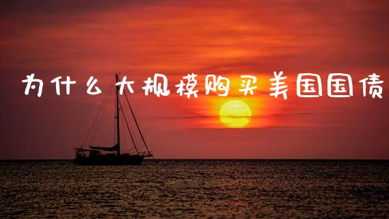 为什么大规模购买美国国债_https://www.fsyjjx.cn_期货研报_第1张