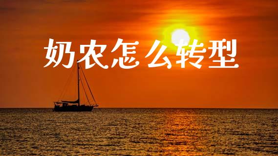 奶农怎么转型_https://www.fsyjjx.cn_理财资讯_第1张