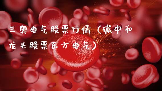 三奥电气股票行情（碳中和龙头股票东方电气）_https://www.fsyjjx.cn_股指期货_第1张