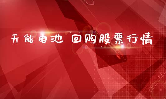 天能电池 回购股票行情_https://www.fsyjjx.cn_股市分析_第1张