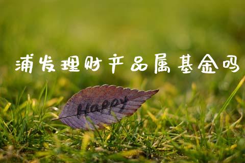 浦发理财产品属基金吗_https://www.fsyjjx.cn_理财资讯_第1张