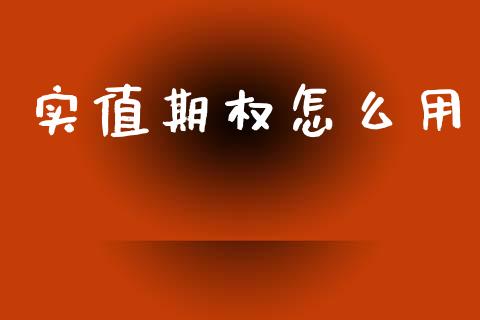 实值期权怎么用_https://www.fsyjjx.cn_问财精选_第1张