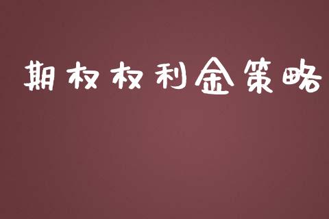 期权权利金策略_https://www.fsyjjx.cn_期货研报_第1张