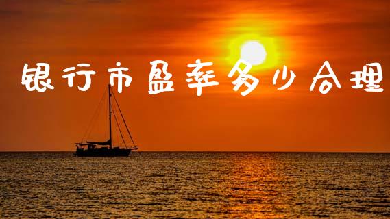 银行市盈率多少合理_https://www.fsyjjx.cn_期货在线_第1张