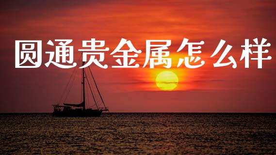 圆通贵金属怎么样_https://www.fsyjjx.cn_期货研报_第1张