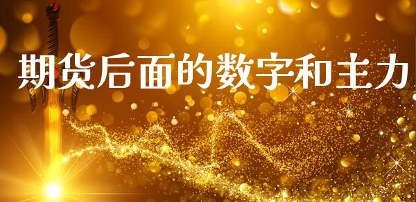 期货后面的数字和主力_https://www.fsyjjx.cn_期货资讯_第1张