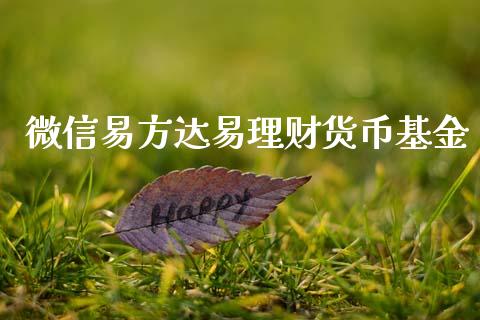 微信易方达易理财货币基金_https://www.fsyjjx.cn_问财精选_第1张